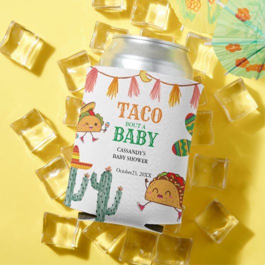 Taco über Baby Mexican Baby Shower bevorzugt Dosenkühler (In Situ Sommer)