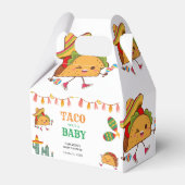 Taco über Baby Mexican Baby Shower bevorzugt Geschenkschachtel (Vorderseite)