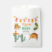 Taco über Baby Mexican Baby Shower bevorzugt Geschenktütchen (Vorderseite)