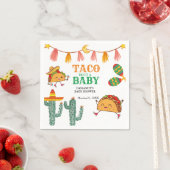Taco über Baby Mexican Baby Shower bevorzugt Serviette (Beispiel)
