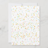 Taco 'über das Party Girl Fiesta Birthday Pink Einladung (Rückseite)