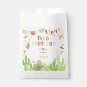 Taco über den lustigen Fiesta mexicanischer Geburt Geschenktütchen (Vorderseite)