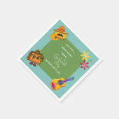 Taco über die Bright Future Mexican Graduation Par Serviette (Ecke)