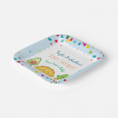 Taco über ein Baby! Taco-Babybrause Pappteller (Gewinkelt)