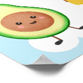 Taco über ein Baby! Taco-Babybrause Poster (Ecke)