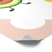 Taco über ein Baby! Taco-Babybrause Poster (Ecke)