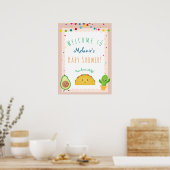 Taco über ein Baby! Taco-Babybrause Poster (Küche)