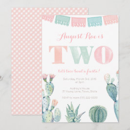 Taco über ein mexikanisches Fiesta-Party zum 2. Ge Einladung