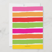 Taco über ein Party Chalkboard Einladung (Rückseite)