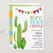 Taco 'über ein Party! Einladung zum Geburtstag (Vorne/Hinten)