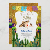 Taco über eine Baby Charro Boy Einladung (Vorne/Hinten)