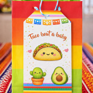 Taco über eine Babyparty Geschenkanhänger