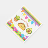 Taco über eine Babyparty Serviette (Ecke)