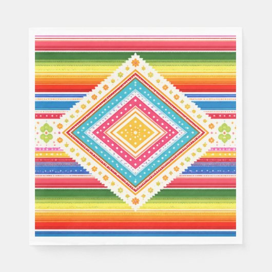 Taco über eine Babyparty Serviette (Vorderseite)