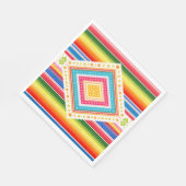 Taco über eine Babyparty Serviette (Ecke)
