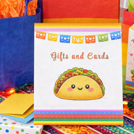 Taco über eine Babyparty Sockelschild