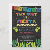 Taco über eine Fiesta-Einladung Einladung (Vorderseite)