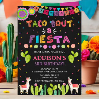 Taco "über eine Fiesta-Einladung Einladung