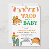Taco über eine mexikanische Baby-Dusche Einladung (Vorderseite)