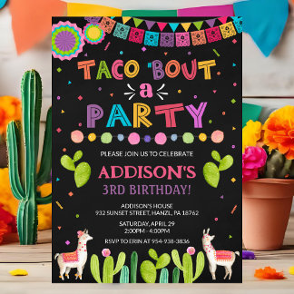 Taco 'über eine Party Einladung