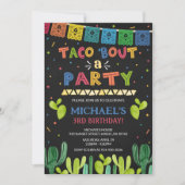 Taco über eine Party Einladung (Vorderseite)