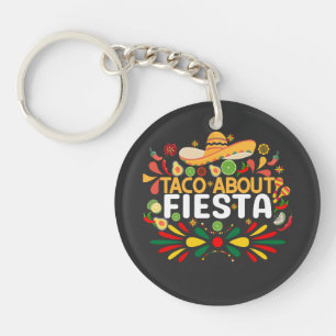 Taco über Fiesta Schlüsselanhänger
