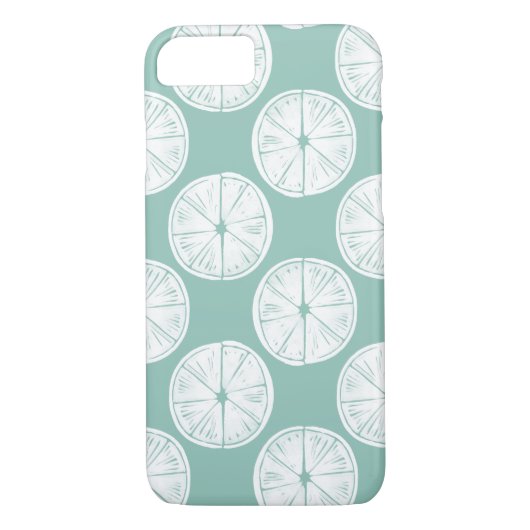 Taco über Liebe | Aquamarines Limones Muster Case-Mate iPhone Hülle (Rückseite)