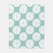 Taco über Liebe | Aquamarines Limones Muster Fleecedecke (Vorderseite)