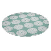 Taco über Liebe | Aquamarines Limones Muster Schneidebrett (Ecke)