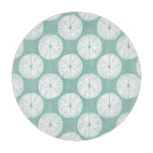 Taco über Liebe | Aquamarines Limones Muster Schneidebrett (Vorderseite)