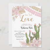 Taco über Liebe Brautdusche Einladung (Vorderseite)