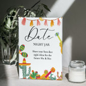 Taco über Liebe Brautparty Eheschließung Zeichen Sockelschild