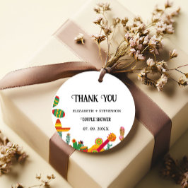 Taco über Liebe Dusche danke Geschenkanhänger