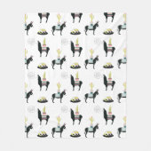 Taco über Liebe Fleecedecke (Vorderseite)