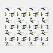 Taco über Liebe Fleecedecke (Vorderseite (Horizontal))