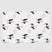 Taco über Liebe Golfhandtuch (Horizontal)