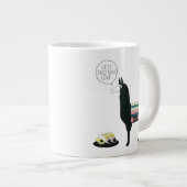 Taco über Liebe Jumbo-Tasse (Vorderseite Rechts)