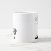 Taco über Liebe Jumbo-Tasse (Vorderseite)