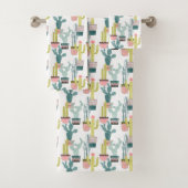 Taco über Liebe | Kaktus Muster Badhandtuch Set (Insitu)