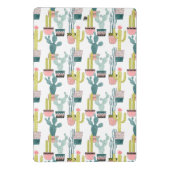 Taco über Liebe | Kaktus Muster Mini Klemmbrett (Rückseite)