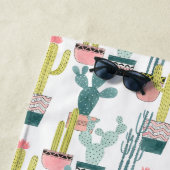 Taco über Liebe | Kaktus Muster Strandtuch (Beispiel)