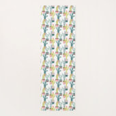 Taco über Liebe | Kaktus Muster Yogamatte (Rückseite)