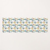 Taco über Liebe | Kaktus Muster Yogamatte (Vorderseite (Horizontal))