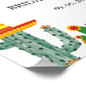 Taco über Liebe Kaktus Taco Bridal Ahower Willkomm Poster (Ecke)