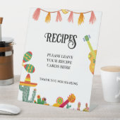 Taco über Liebe Kaktus Taco Rezeptionskarte Tafelz Sockelschild (In Situ)