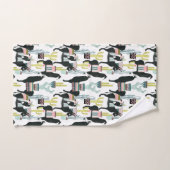 Taco über Liebe | Lama- und Donkey-Muster Badhandtuch Set (Handtuch)