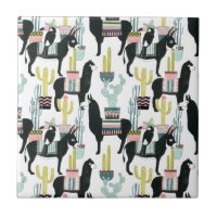 Taco über Liebe | Lama- und Donkey-Muster