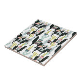 Taco über Liebe | Lama- und Donkey-Muster Fliese (Seite)