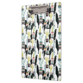 Taco über Liebe | Lama- und Donkey-Muster Klemmbrett (Links)