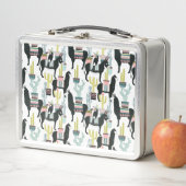 Taco über Liebe | Lama- und Donkey-Muster Metall Brotdose (Beispiel)